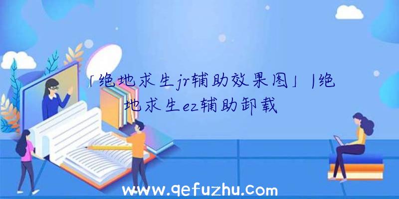 「绝地求生jr辅助效果图」|绝地求生ez辅助卸载